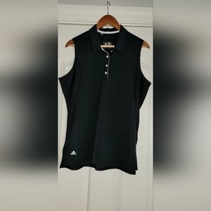 adidas women's sleeveless golf polo